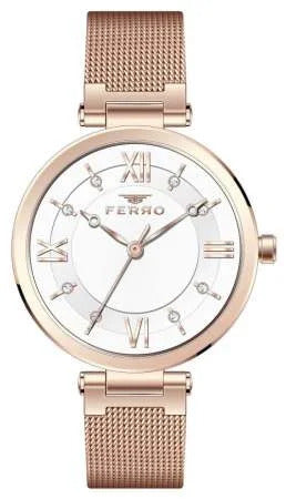 Ferro Rose Color Women Wristwatch TH-F21232C-C