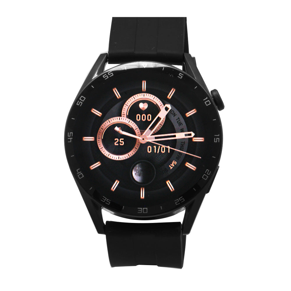 Smart Watch with Silicone Band