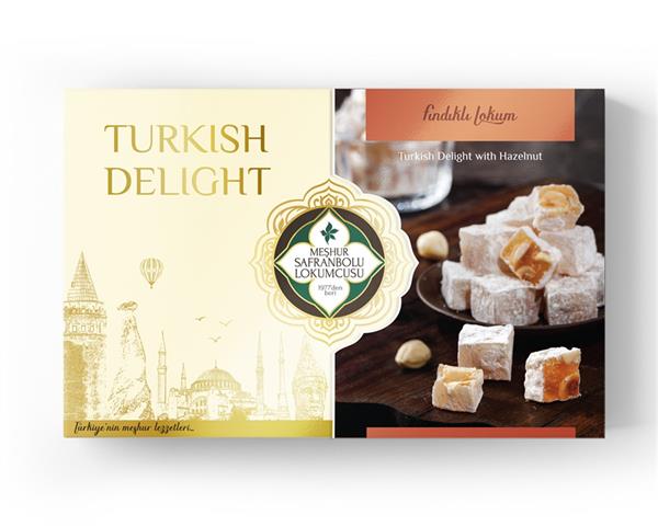 Meşhur Safranbolu Lokumcusu hazelnut turkish delight