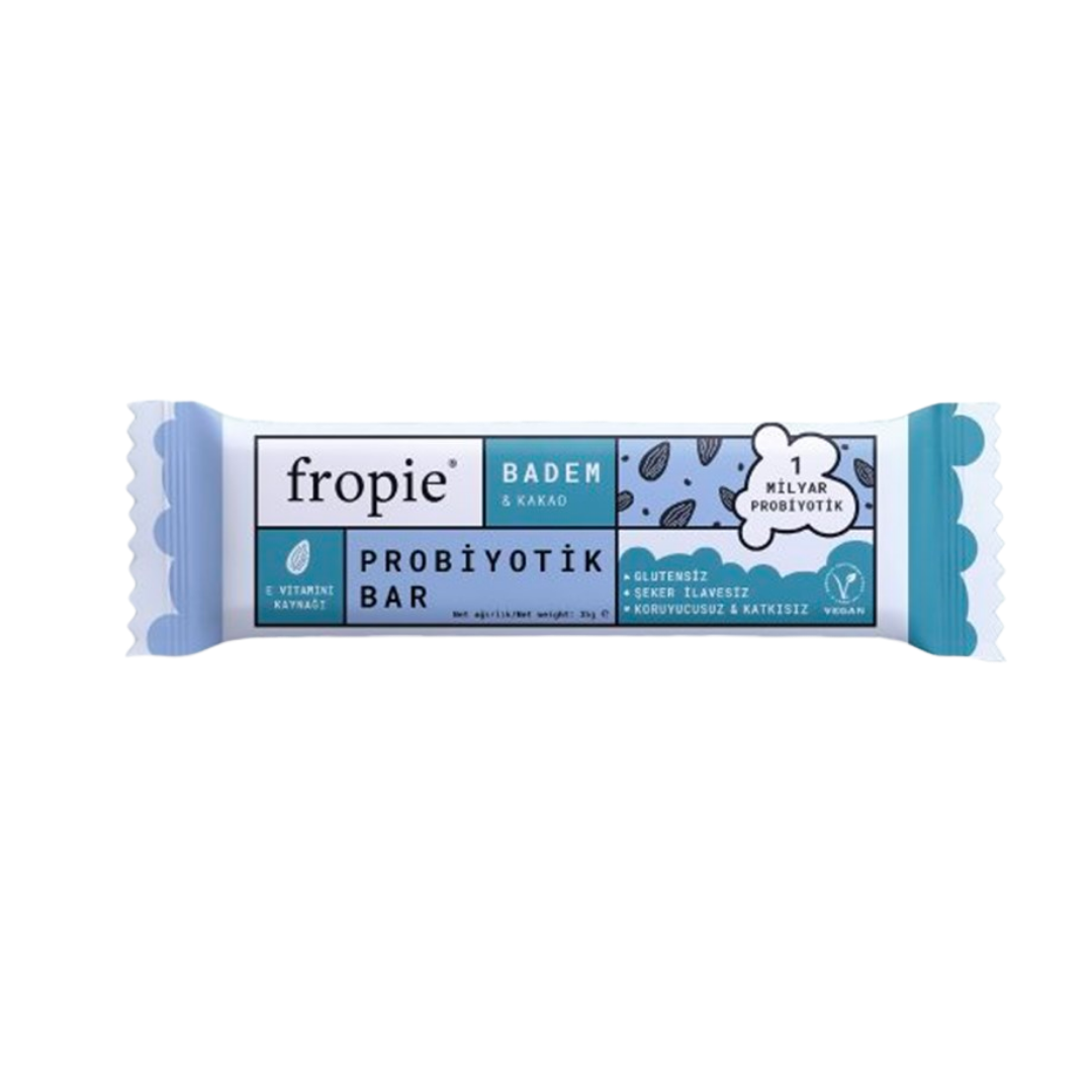 Fropie Almond and Cocoa Probiotic Bar
