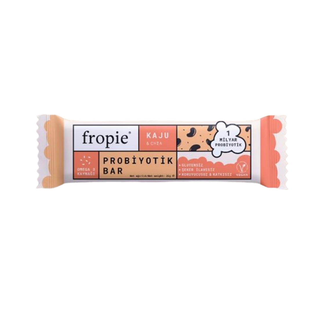 Fropie Cashew and Chia Probiotic Bar