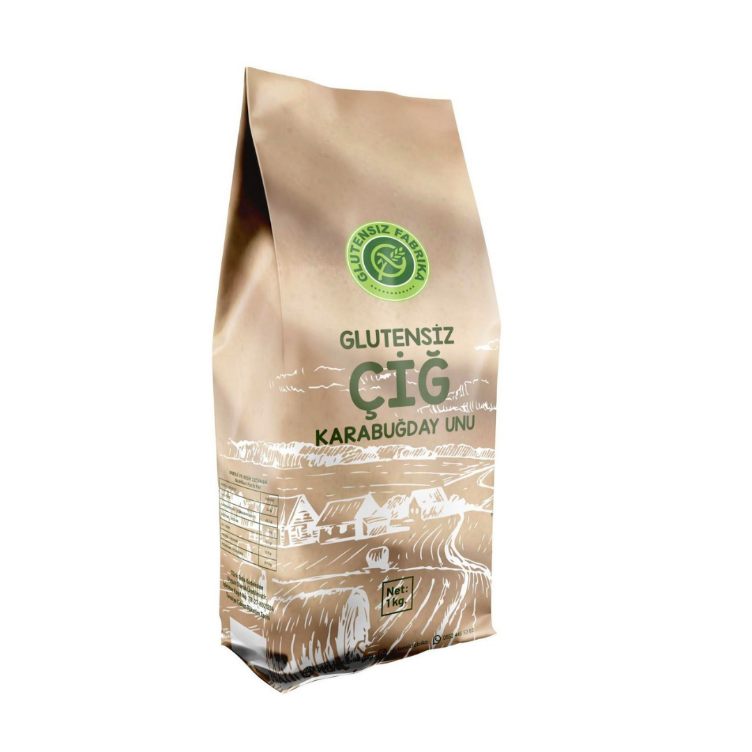 Glutensiz Fabrika Raw Buckwheat Flour 1kg