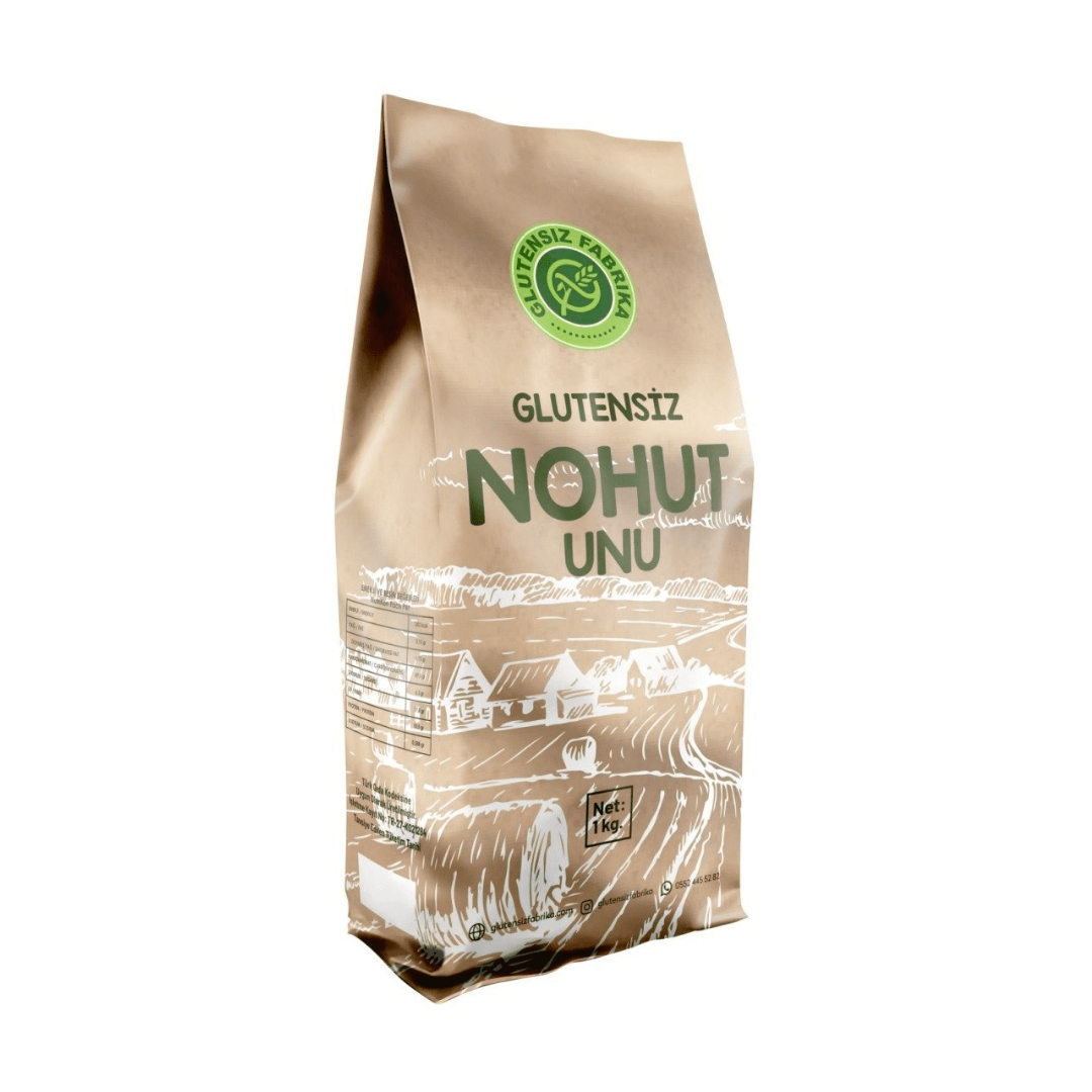 Glutensiz Fabrika Wholemeal Raw Chickpea Flour 1kg
