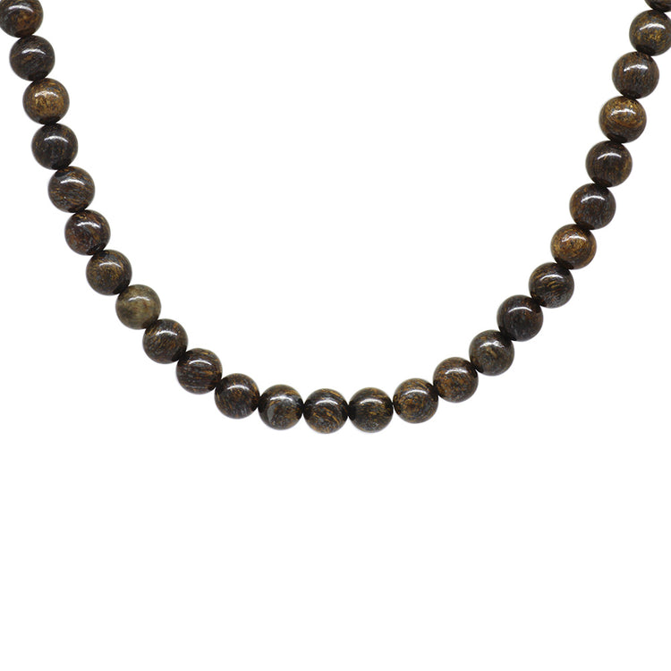 Bracelet - Necklace - Rosary 99 Bronzite Natural Stone Jewelry