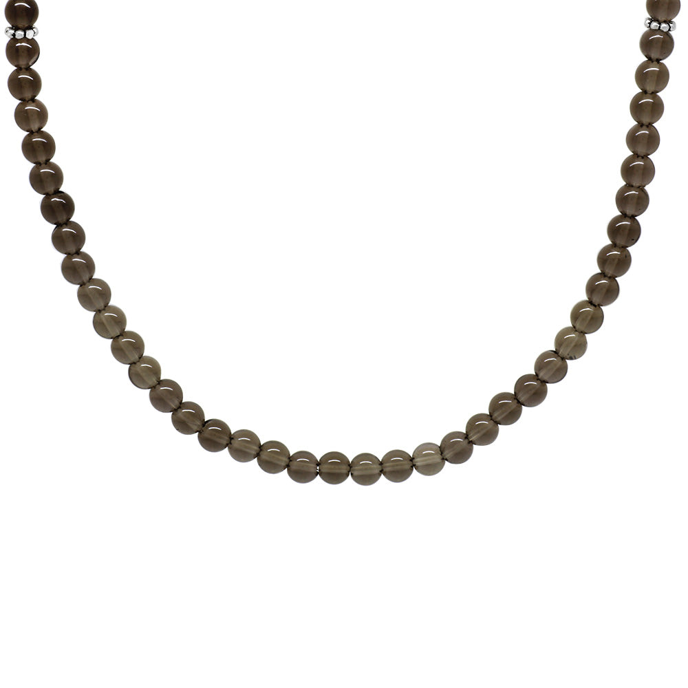 Necklace Prayer Beads 99 Piece Quartz Natural Stone 