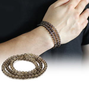 Bracelet - Necklace - Prayer Beads 99 Piece Quartz Natural Stone 