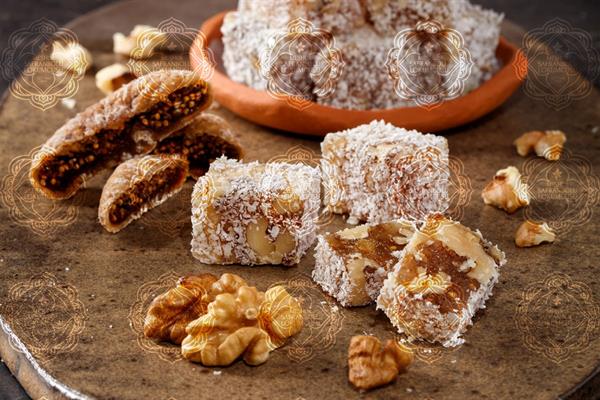 coconut fig and walnut turkish delight 1