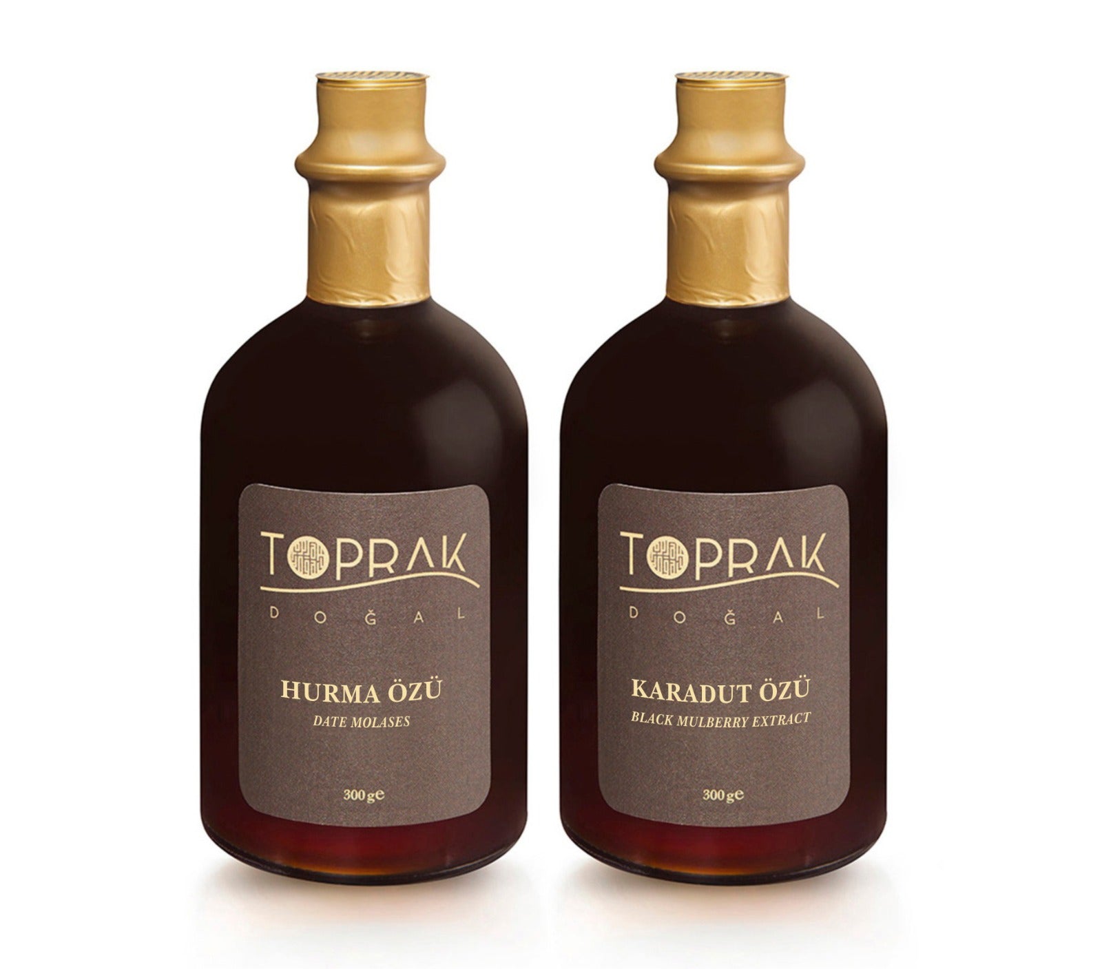 toprak date molasses and black mulberry extract set 600g