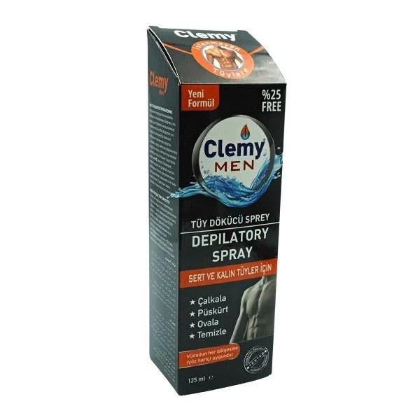 Clemy Hair Removal Spray Hard Thick (Men) 125 ml