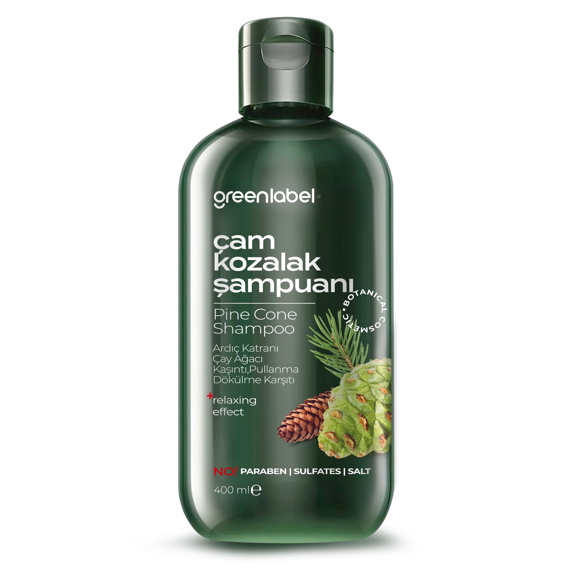 GREENLABEL Pine Cone and Tea Tree Extract Shampoo 400ML 1