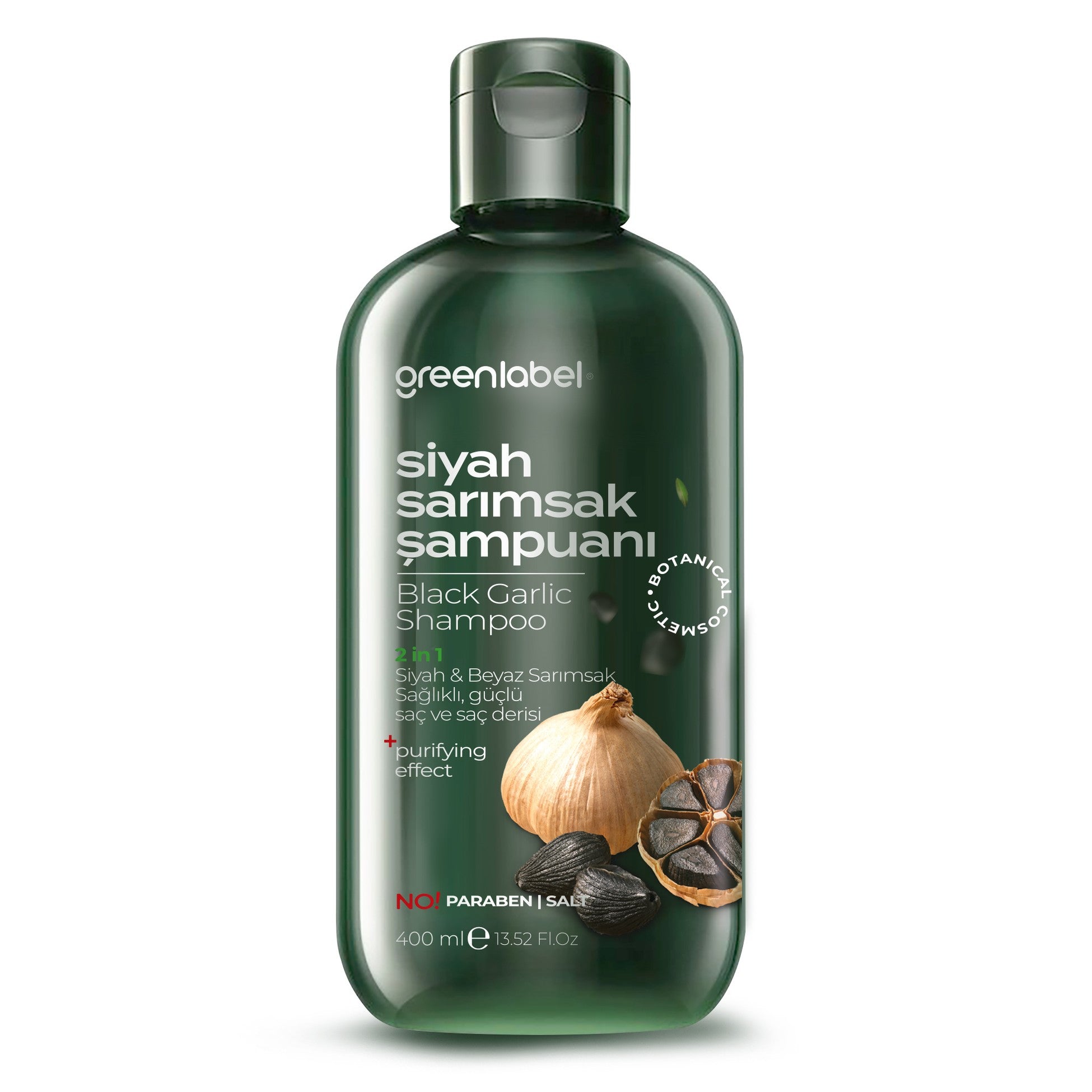 GREENLABEL Black Garlic Extract Shampoo 400ML 