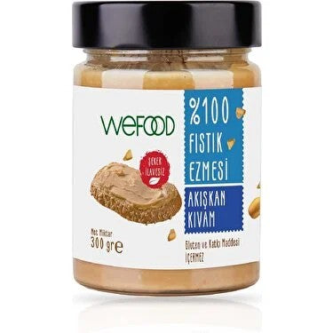 WEFOOD 100% Peanut Butter Fluid Consistency 300 gr