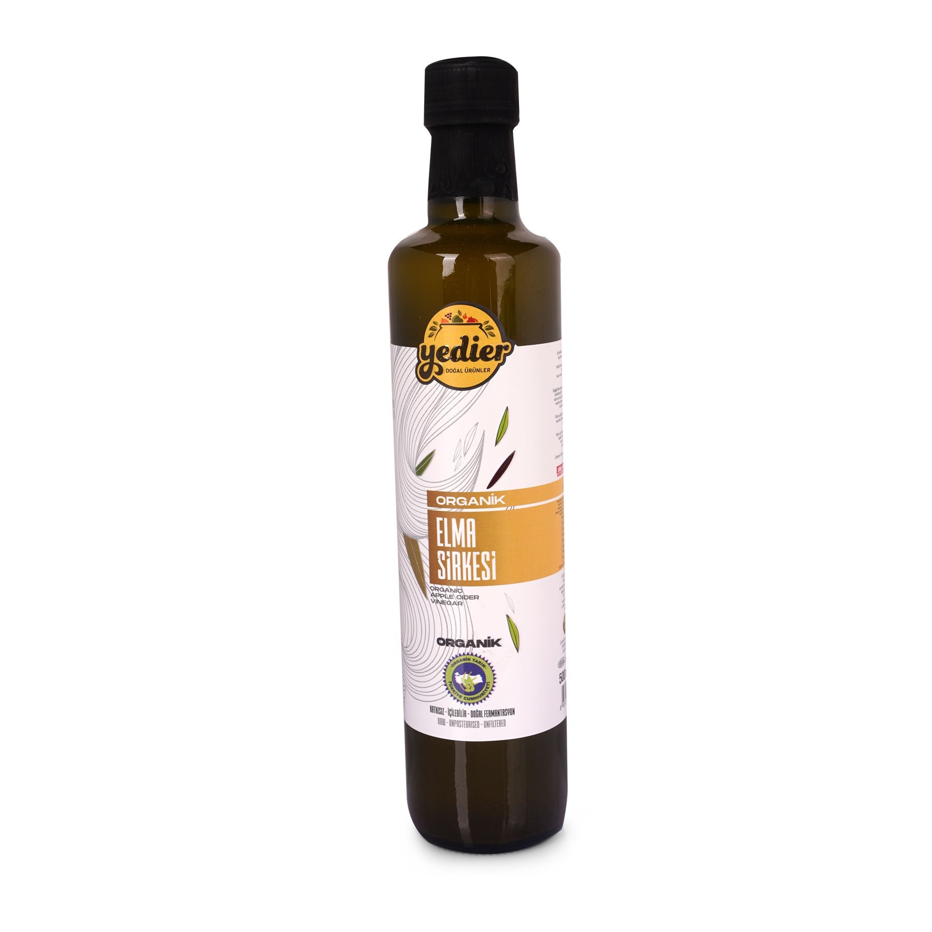 YEDİER Organic Apple Cider Vinegar 500 ml -3