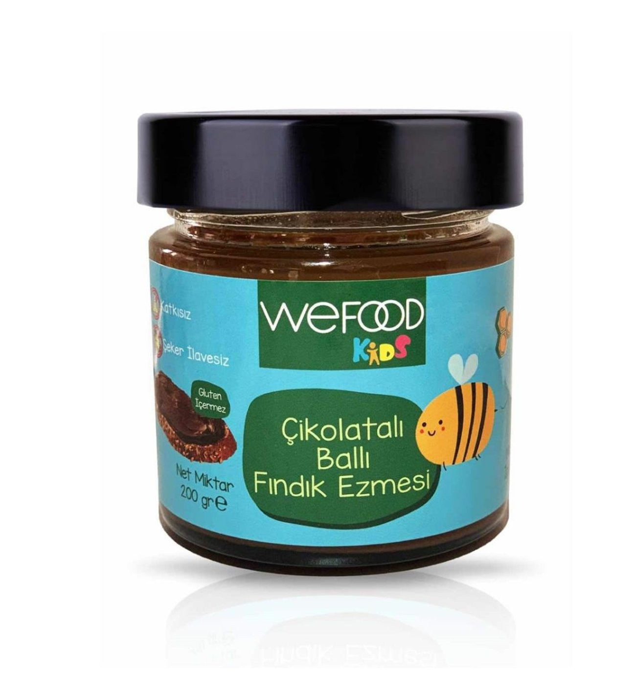 WEFOOD Kids Chocolate Honey Hazelnut Paste 200 gr 