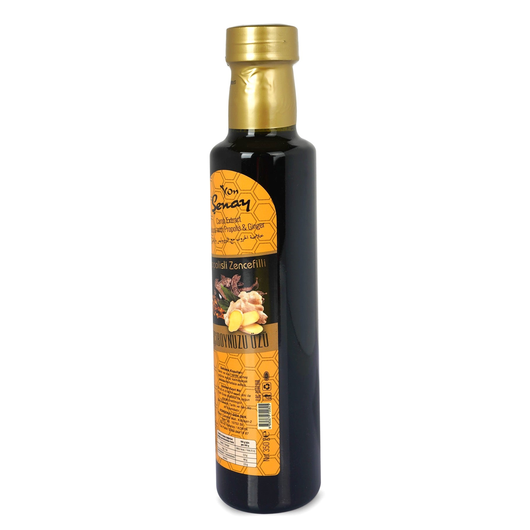 Şenay Ginger and Carob Extract with Propolis 350 gr-2