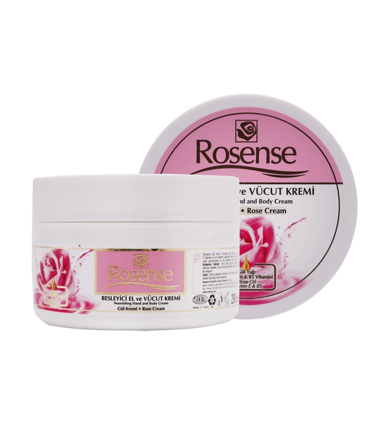 Rosense Hand Cream Jar 250 ml ROSE