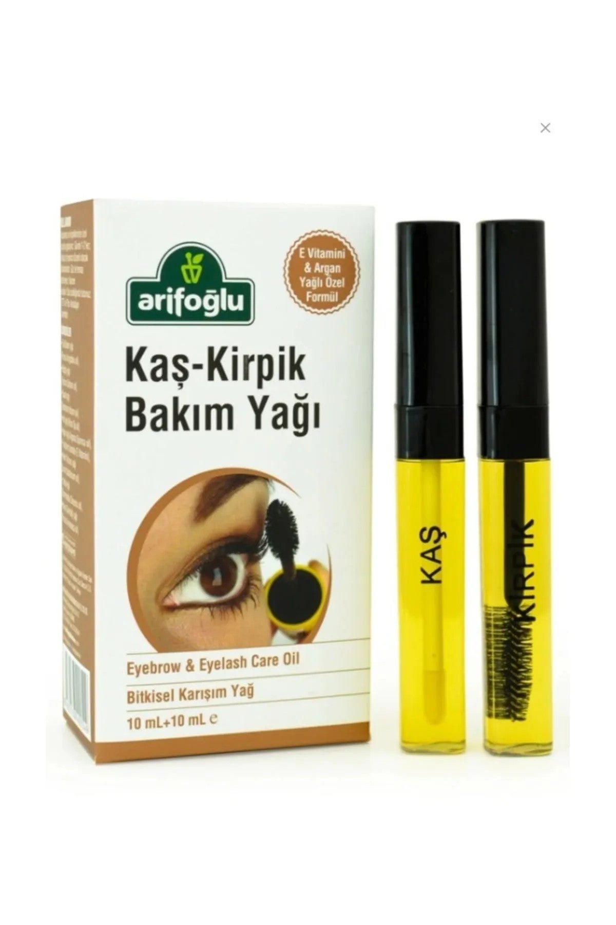 Eyebrow Eyelash Care Oil 20 ml with Argan Oil & Vitamin E