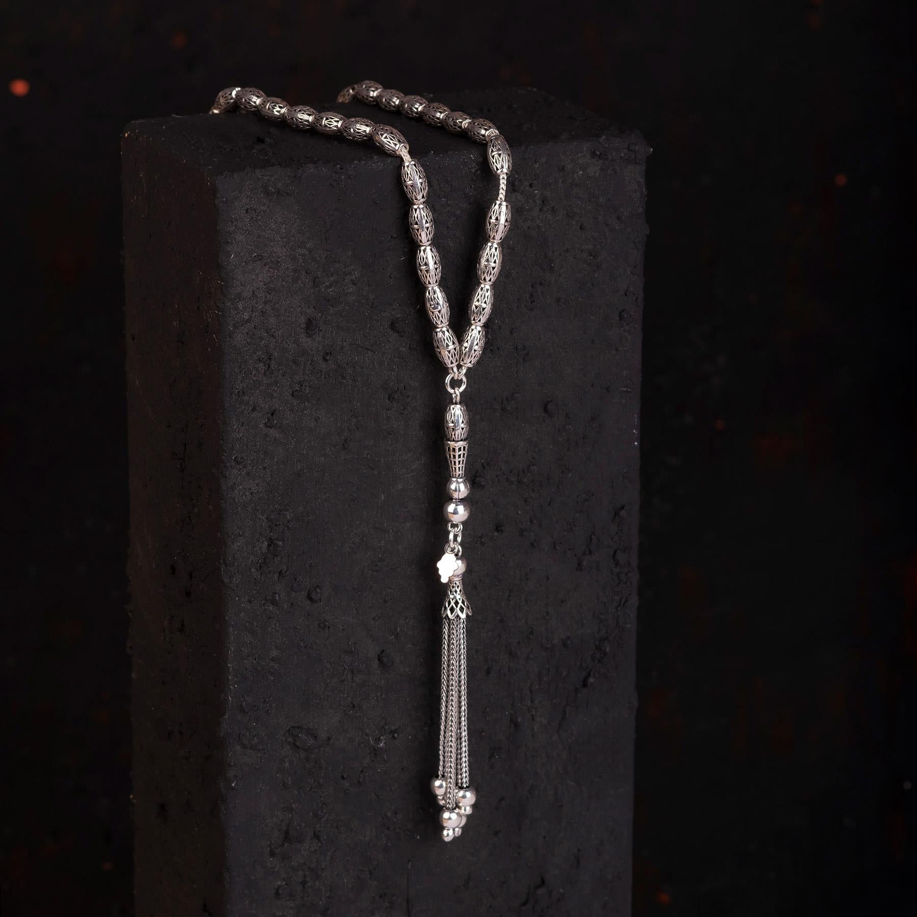 Ve Tesbih Special Design Sterling Silver Prayer Beads 1