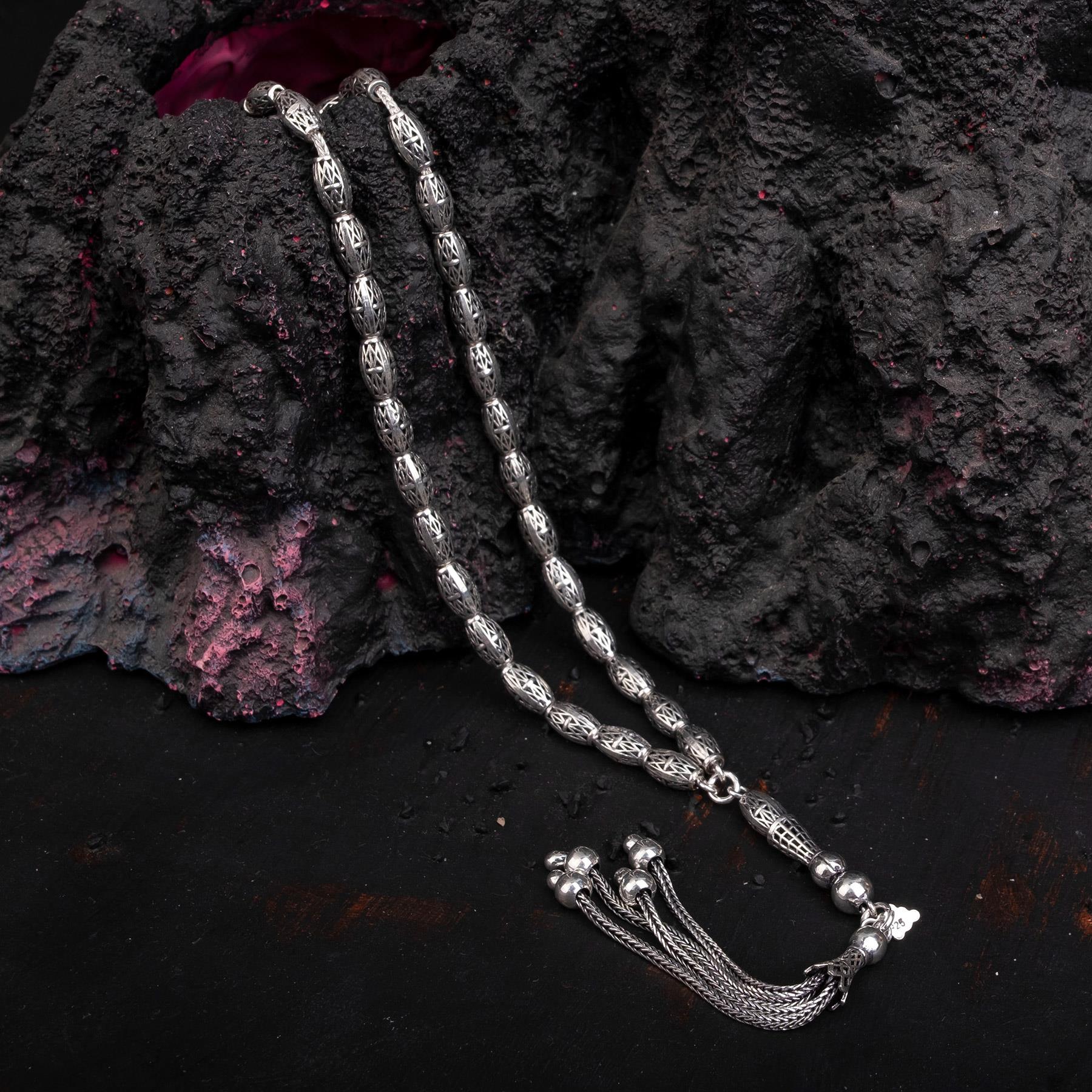 Ve Tesbih Special Design Sterling Silver Prayer Beads 2