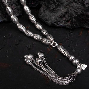 Ve Tesbih Special Design Sterling Silver Prayer Beads 3