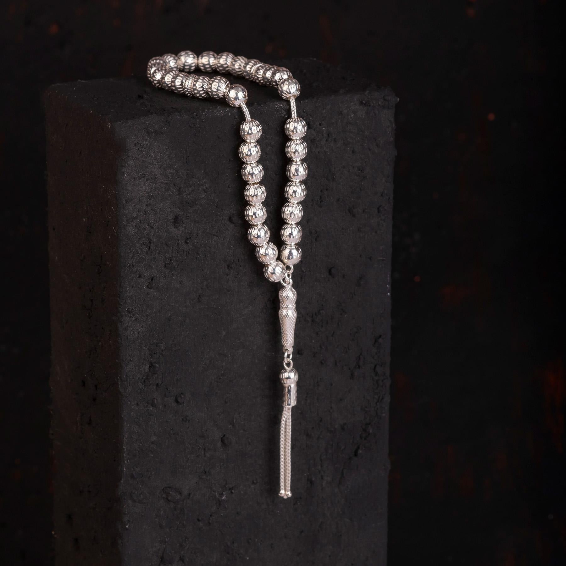 Ve Tesbih Dot Model Sterling Silver Prayer Beads 1