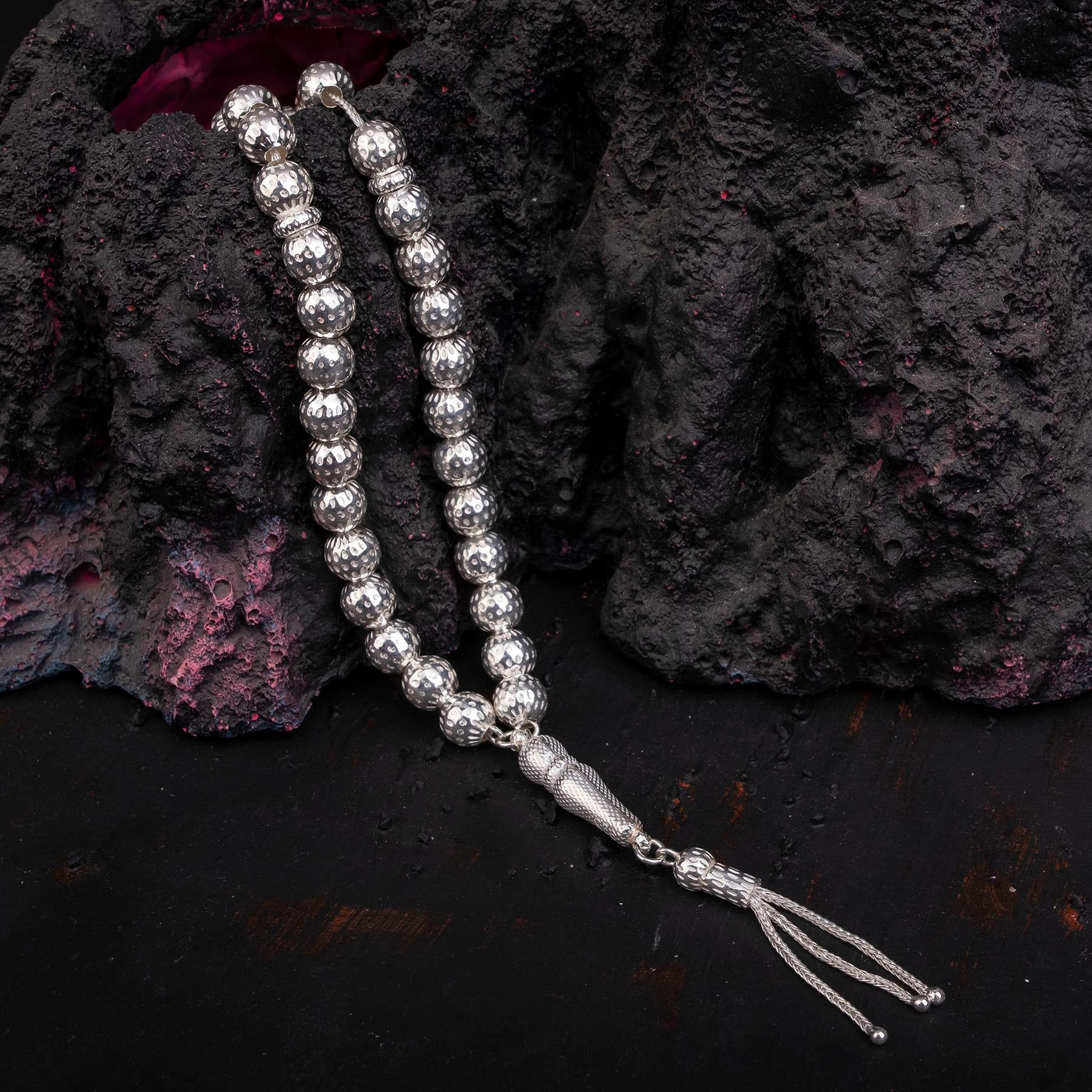 Ve Tesbih Dot Model Sterling Silver Prayer Beads 2