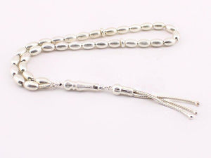 Handcrafted Barley Cut 925 Sterling Silver Rosary 2