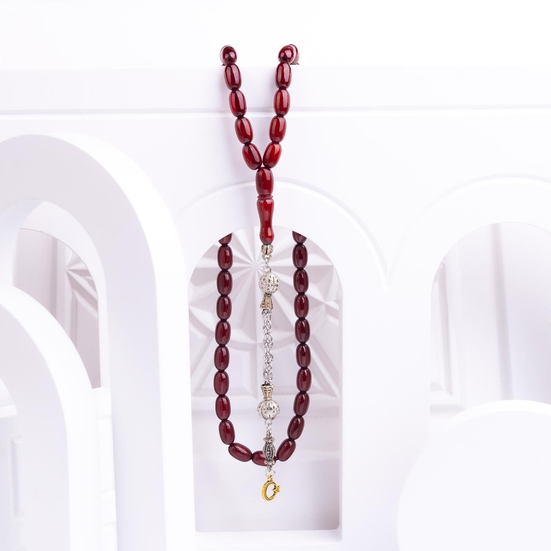 Ve Tesbih Amber Prayer Beads of 45 2
