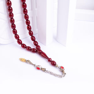 Ve Tesbih Squeezed Amber Prayer Beads 3