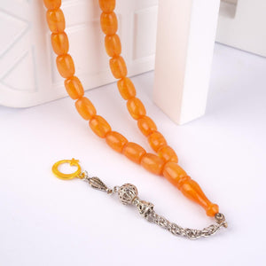 Ve Tesbih Squeezed Amber Prayer Beads 3