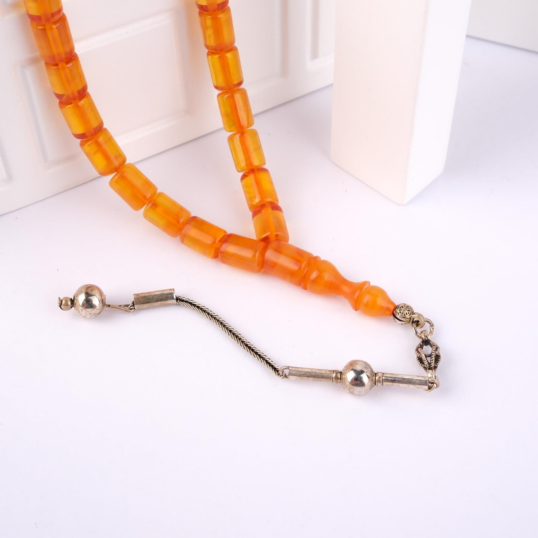 Ve Tesbih Capsule Model Fire Amber Prayer Beads 2