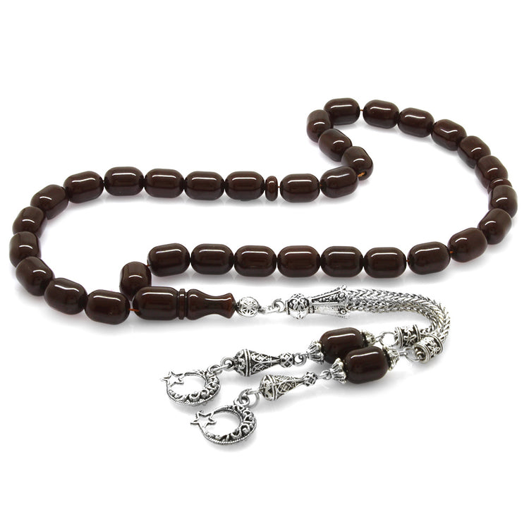 Rosary with Star and Crescent Tassels