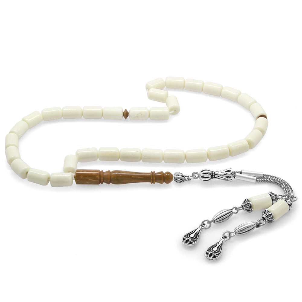 Metal Tassel Kuka Camel Bone Prayer Beads