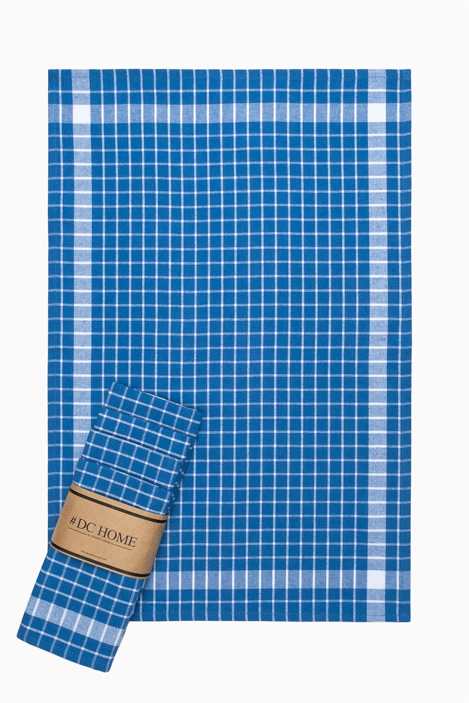 DENIZLI CONCEPT Checkered Tea Towel Blue
