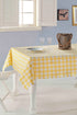 DENIZLI CONCEPT Checkered Tablecloth Yellow