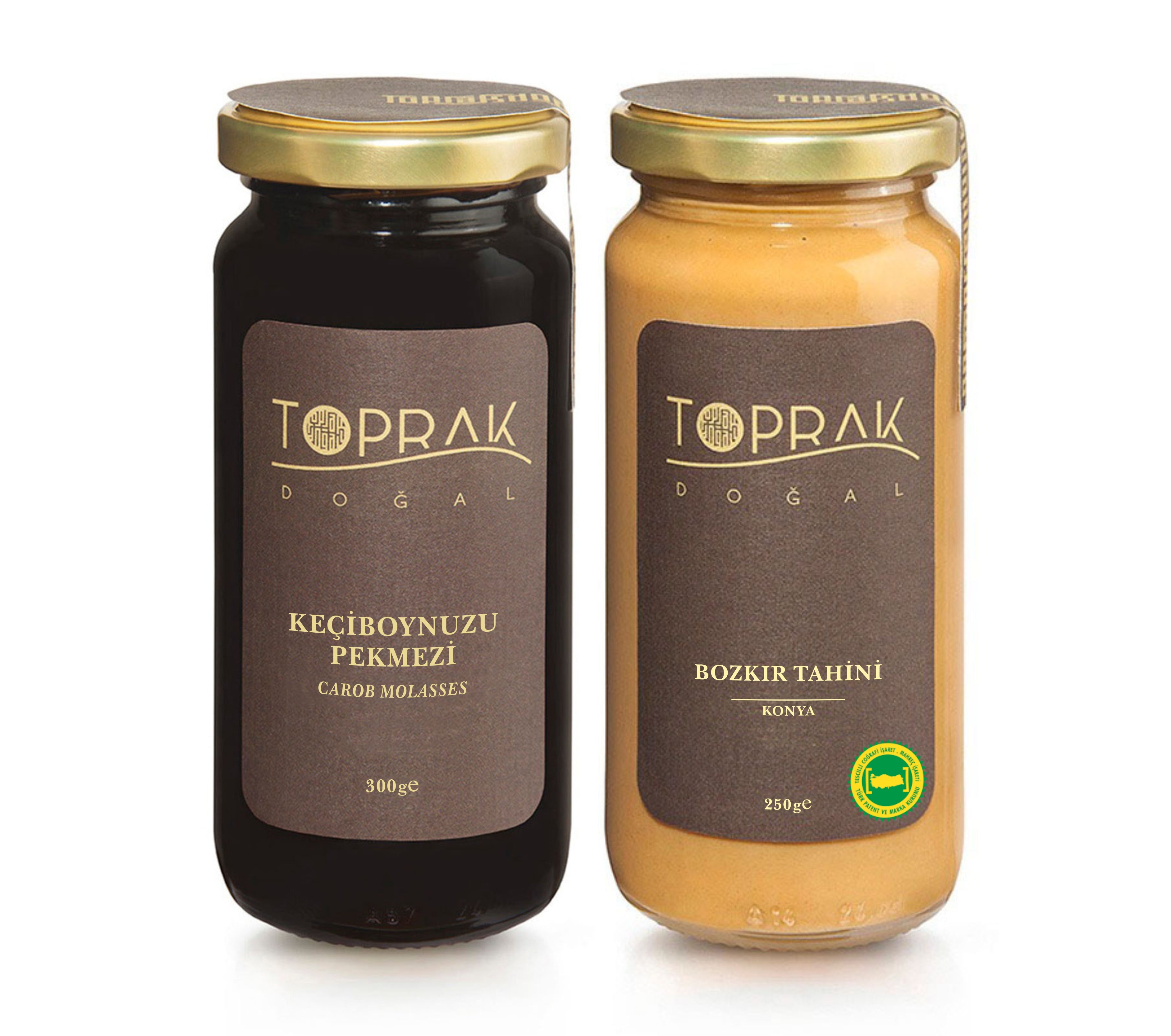 toprak carob molasses and tahini set 550g