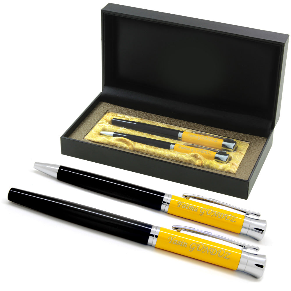 Tesbihane Personalized Roller and Ballpoint Pen Set