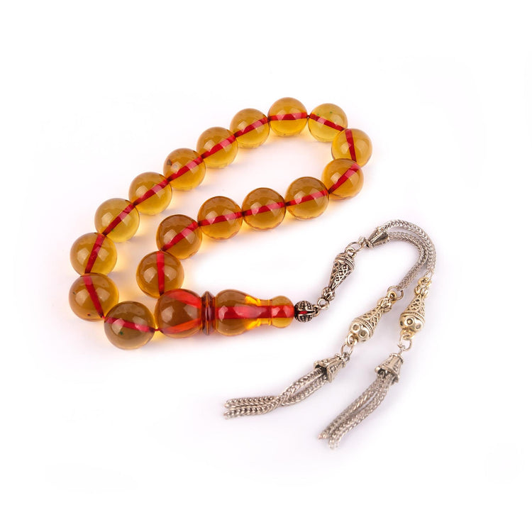 Ve Tesbih Fire Amber Prayer Beads 3