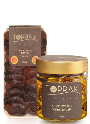toprak dried figs with olive oil apricot set 500g