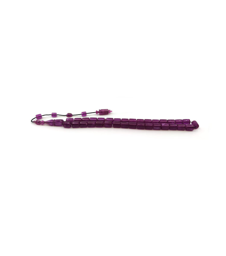 Mesut Apple Craftsmanship Pearlescent Cut Model Pressed Amber Prayer Beads 