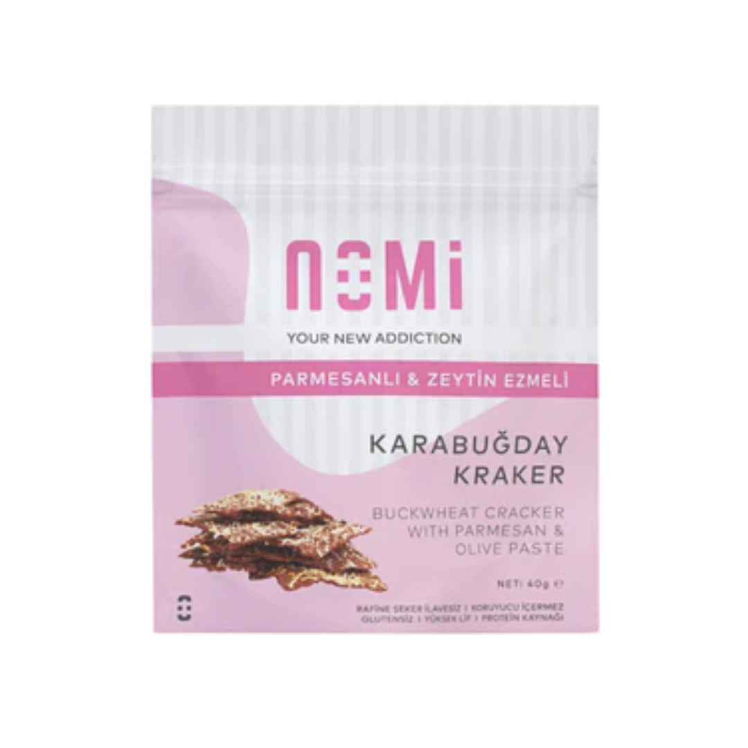 Nomi Cracker with Parmesan and Olive Paste 40g 1