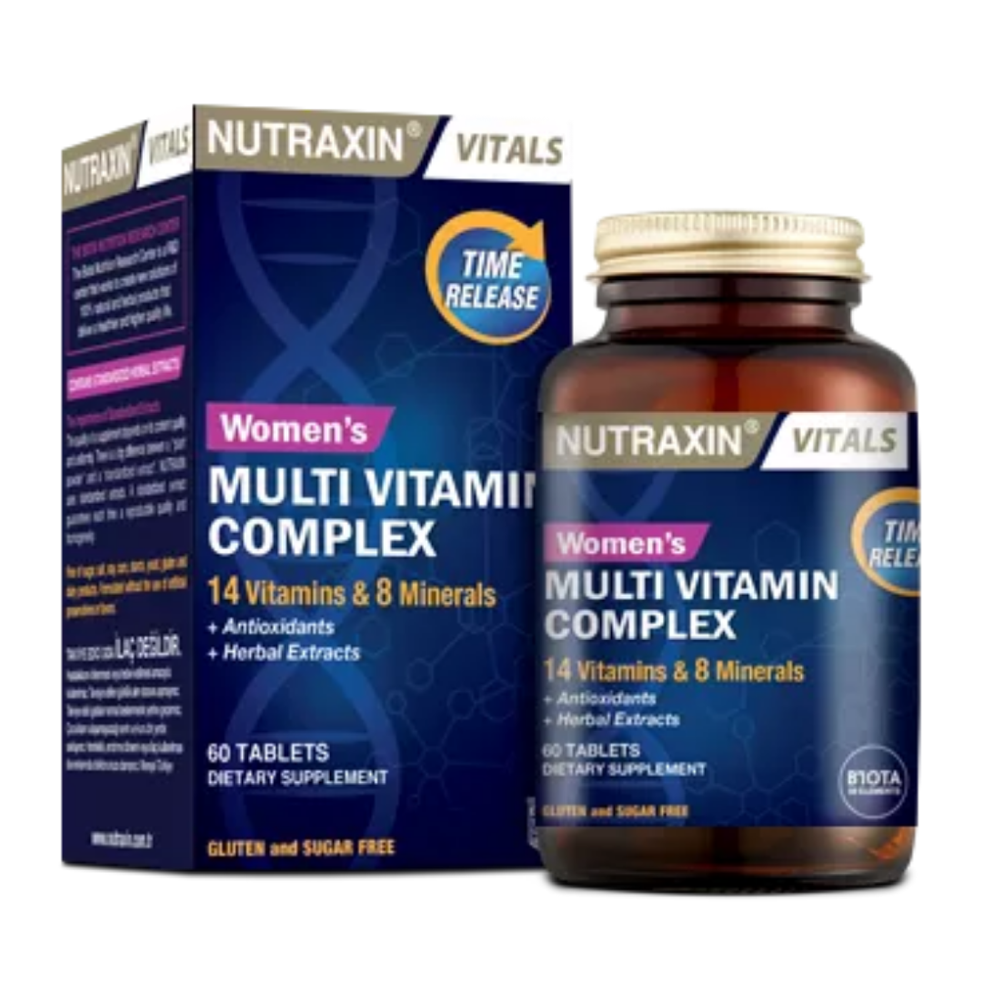Nutraxin Multivitamin ve Mineral Kompleksi Kadın Tabletleri