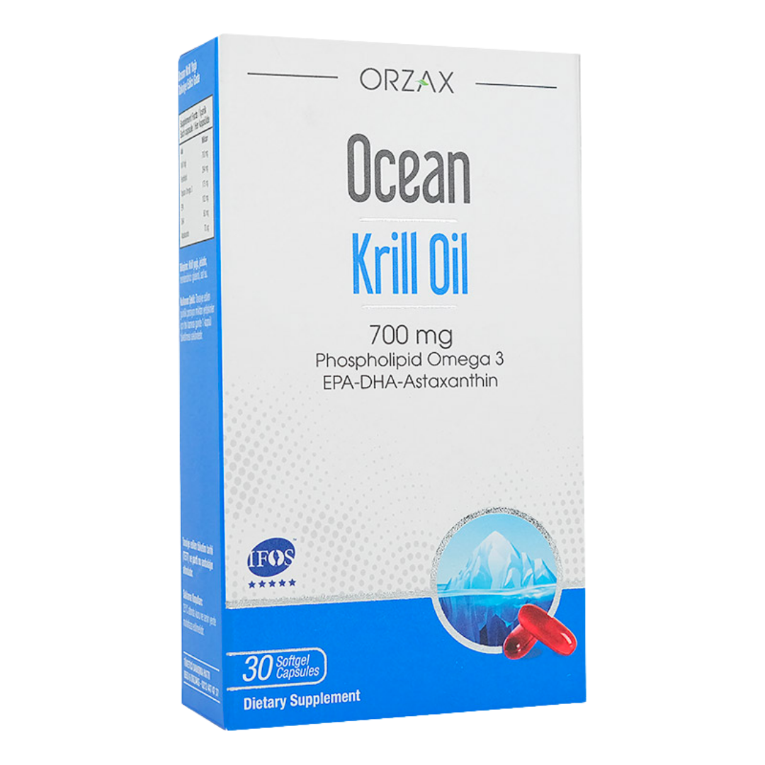 Orzax Krill Oil Softgel 30 Capsules