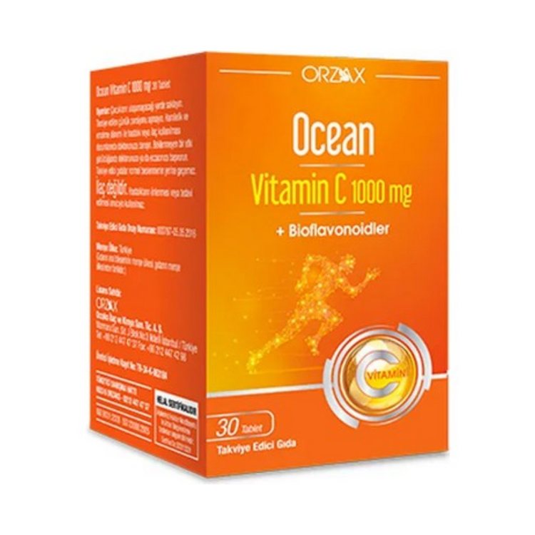Orzax Vitamin C Tablets 30 tablets