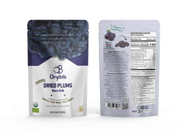 Orgibite Organic Dried Plums