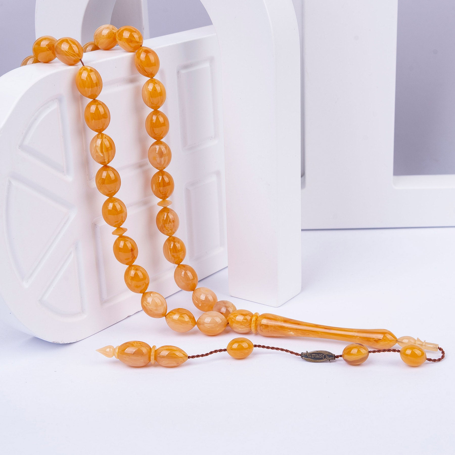 Ve Tesbih Systematic Solid Cut Old Katalin Prayer Beads 1