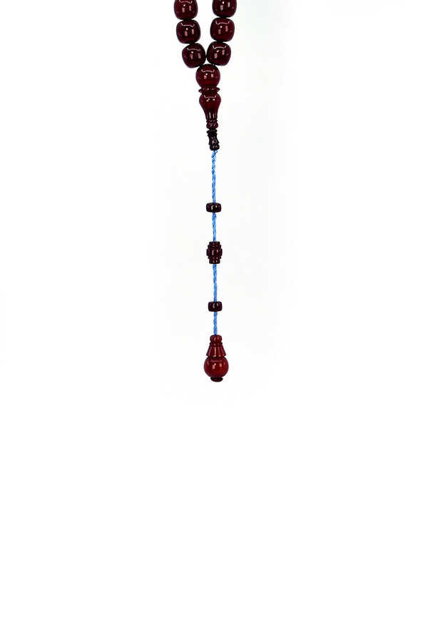 Ve Tesbih Ottoman Capsule Cut Amber Prayer Beads 2