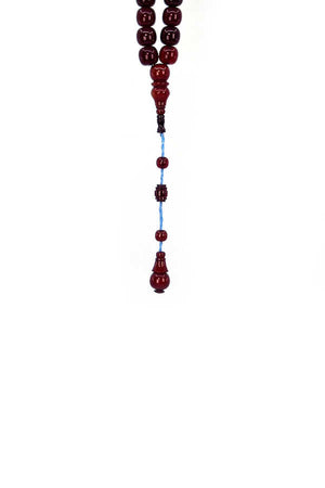 Ve Tesbih Ottoman Capsule Cut Amber Prayer Beads 2