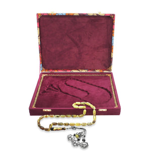 Special Premium Boxed 1000 Carat Kazaz Tassel  Kaliningrad Natural Drop Amber Rosary