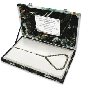 Special Premium Boxed  Erzurum Oltu Stone Prayer Beads